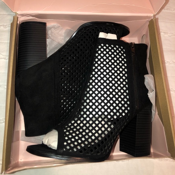 Black Heel Booties - Picture 2 of 3